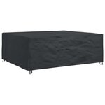 vidaXL Housse pour meubles Uni Noir 300 x 250 x 100 cm 420D