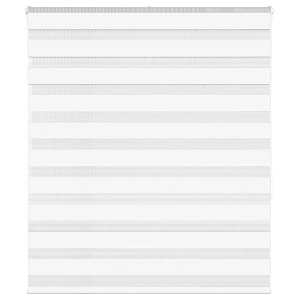 vidaXL Store zèbre blanc 120x150 cm largeur du tissu 115 9cm polyester