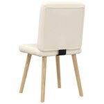 vidaXL Chaises à manger lot de 6 Lin