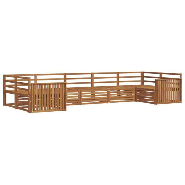 vidaXL Ensemble de canapés d'extérieur 7 pc Naturel