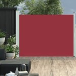 vidaXL Auvent latéral rétractable de patio 170x500 cm Rouge