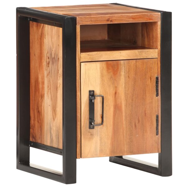 vidaXL Table de chevet 40x35x55 cm Bois d'acacia massif