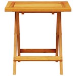 vidaXL Table d’appoint de jardin 40x40x40 cm bois d'acacia massif