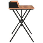 Bureau table poste de travail meuble d'ordinateur informatique étude et 80 x 50 x 84 cm noir 02_0023928