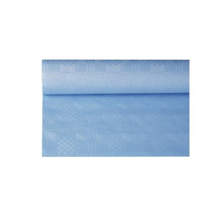 Nappe damassée, rouleau, (l)1,2 x (L)8 m, bleu clair PAPSTAR
