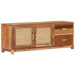 vidaXL Meuble TV 120x30x45 cm Bois de récupération massif