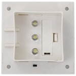 vidaXL Lampes solaires à LED carrées d'extérieur 12 Pièces 12 cm Blanc