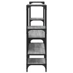 vidaXL Meuble TV sonoma gris 206 5x28 5x95 cm bois d'ingénierie