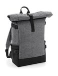 Sac à dos roll-top 22L - compartiment ordinateur - BG858 - gris merle