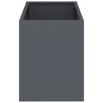 vidaXL Cache-pot de jardin Anthracite 50 x 32 x 40 cm