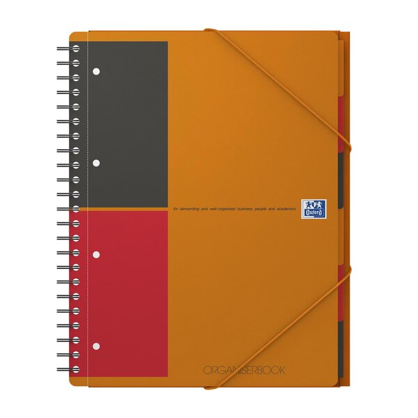 Organiserbook A4+ 160 pages Lignée 6 mm OXFORD