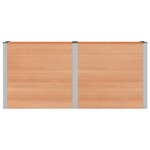 vidaXL Jardinière surélevée Marron 200 x 50 x 91 cm WPC et Aluminium