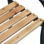 vidaXL Banc de jardin 120 cm Bois