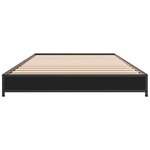 vidaXL Cadre de lit sans matelas noir 90x190 cm