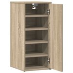 vidaXL Armoire à chaussures Chêne sonoma 32x35x70 cm Aggloméré