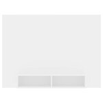vidaXL Meuble TV mural Blanc 135x23 5x90 cm Aggloméré