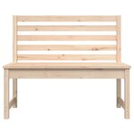 vidaXL Banc de jardin 109 cm bois massif de pin