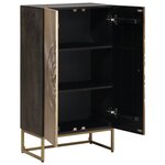 vidaXL Haut Armoire Laiton 53 5 x 30 x 95 cm