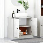 vidaXL Meuble Sous Évier VIGO Blanc antique 67.5 x 34 x 59 cm