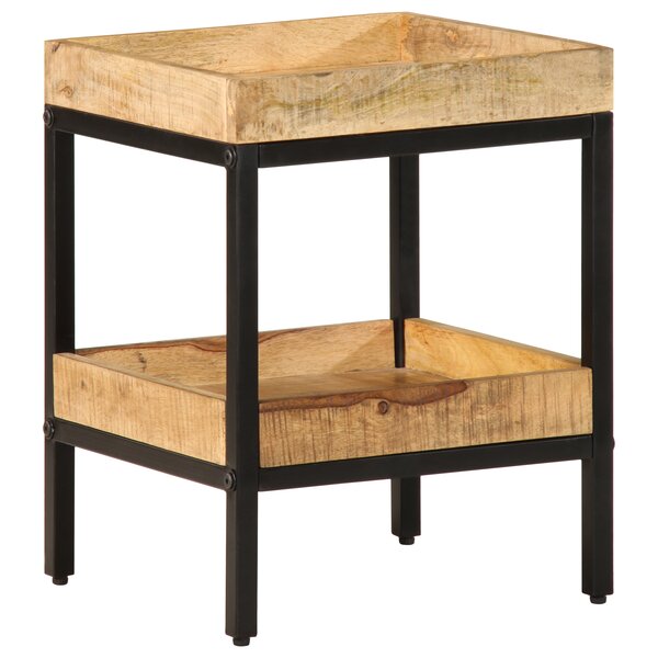 vidaXL Table d'appoint 35x35x45 cm Bois massif de manguier