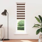 vidaXL Store zèbre marron 60x200 cm largeur du tissu 55 9 cm polyester