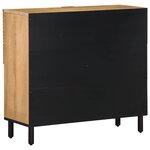 vidaXL Buffet marron 80x33x75 cm bois massif de manguier
