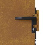 vidaXL Portail de jardin 85x75 cm acier corten
