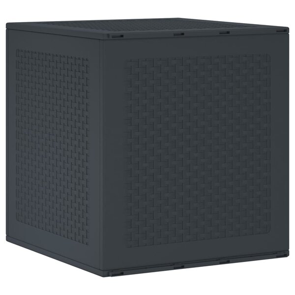 vidaXL Boîte de Rangement de Jardin Anthracite 55 x 53 x 57 cm