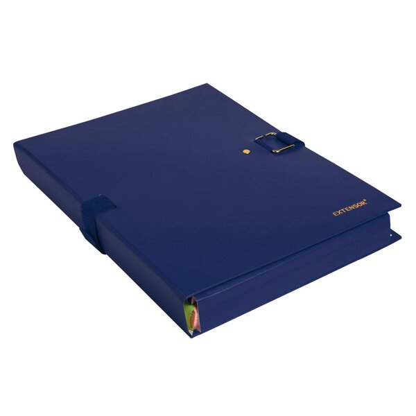 Chemise Dos Extensible Extensor® - 24x32cm - Bleu - X 10 - Exacompta