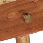 vidaXL Table de chevet Bois d'acacia massif 45 x 32 x 55 cm