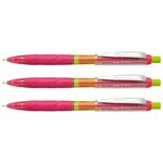 Porte-mines Q-Erase  0 7 mm  pink/jaune x 3 PENTEL