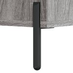 vidaXL Table de chevet sonoma gris 40x35x47 5 cm bois d’ingénierie