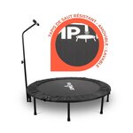 Mini trampoline fitness jump4fun pliable t-bar - ø122cm