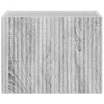 vidaXL Meuble TV mural Gris Sonoma 60 x 31 x 29.5 cm Bois d'ingénierie