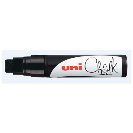 Marqueur craie pointe rectangulaire extra-large CHALK Marker PWE17K 15mm Noir x 5 UNI-BALL