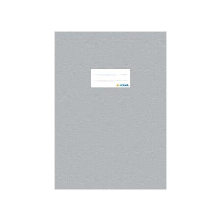 1x Protège-cahiers, format A4, en PP, couverture grise HERMA