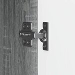 vidaXL Meuble TV 102 x 34 5 x 50 cm Sonoma gris Bois d'ingénierie