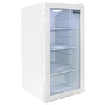 Frigo bar de comptoir vitré 88 l - polar - r600a - acier peint188vitrée/battante 430x480x825mm