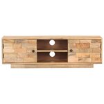vidaXL Meuble TV 116x30x35 cm Bois de manguier solide