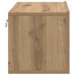 vidaXL Ensemble meuble TV Chêne Artisanal MDF  Placage Moyen Meuble TV