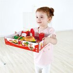 Hape E3160 - Set Fast-Food Jouet de Cuisine Multicolore