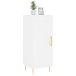 vidaXL Buffet blanc 34 5x34x90 cm bois d'ingénierie
