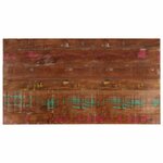 vidaXL Dessus de table 120x70x3 8cm rectangulaire bois massif récupéré