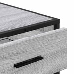 vidaXL Commode sonoma gris 70x41x56 cm bois d'ingénierie