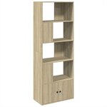 vidaXL Bibliothèque chêne sonoma 70x36x189 cm bois d'ingénierie