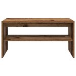 vidaXL Meuble TV vieux bois 80x40x40 cm bois d'ingénierie