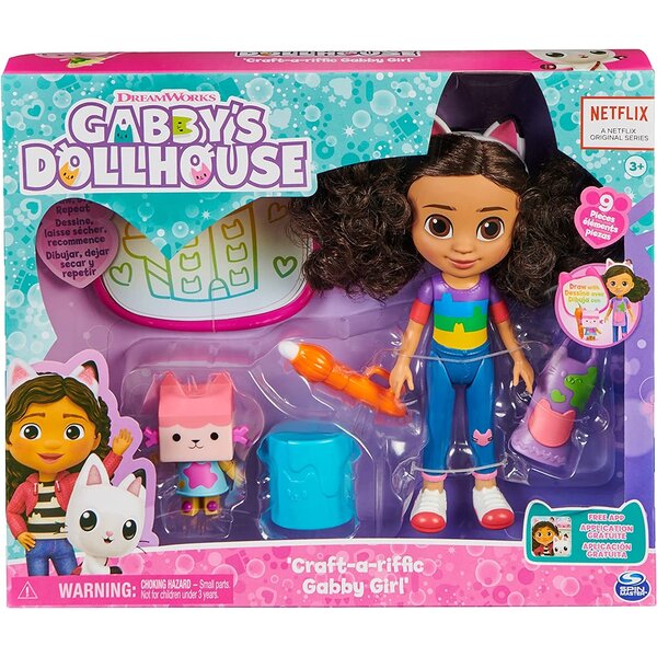 Spin Master 6064228 - Gabby's Dollhouse Poupées de bricolage Gabby Deluxe