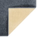 vidaXL Tapis à poils courts 160x230 cm Anthracite