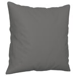 vidaXL Ensemble de canapés 2 Pièces coussins Gris foncé Tissu microfibre