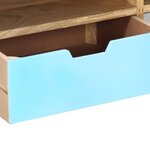 vidaXL Meuble TV 110x35x48 cm Bois de manguier massif